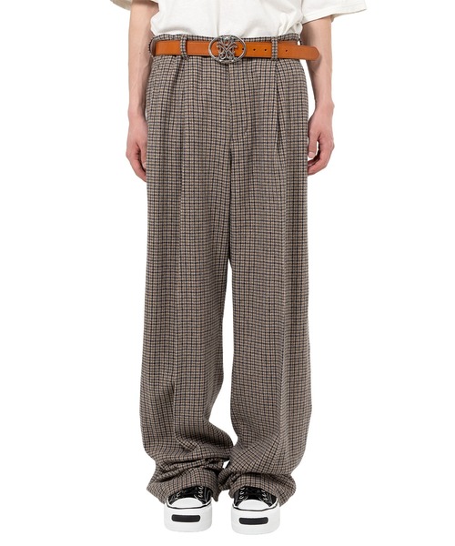 KAMIYA(カミヤ)の「Tweed Slacks(スラックス・メンズ・ブラウン・M)」の8枚目の写真