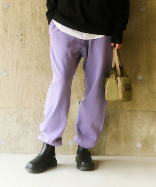 Snow Peak(スノーピーク)の「Snow Peak / Garment Dyed Pants ガーメントダイパンツ(スウェットパンツ・メンズ・ダークグリーン/パープル/チャコール・M/S/1/L/XL)」の3枚目の写真