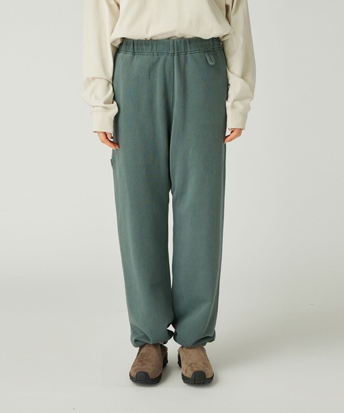 Snow Peak(スノーピーク)の「Snow Peak / Garment Dyed Pants ガーメントダイパンツ(スウェットパンツ・メンズ・ダークグリーン/パープル/チャコール・M/S/1/L/XL)」の1枚目の写真