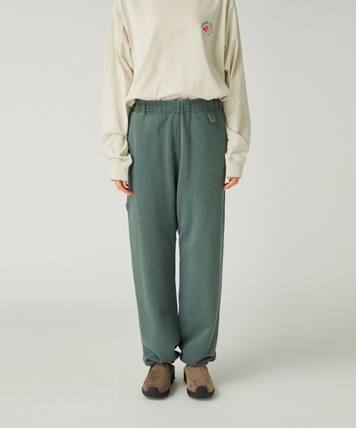 Snow Peak(スノーピーク)の「Snow Peak / Garment Dyed Pants ガーメントダイパンツ(スウェットパンツ・メンズ・ダークグリーン/パープル/チャコール・M/S/1/L/XL)」の19枚目の写真