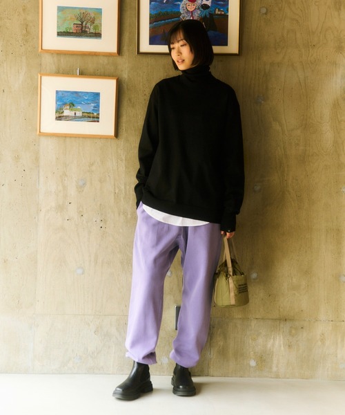 Snow Peak(スノーピーク)の「Snow Peak / Garment Dyed Pants ガーメントダイパンツ(スウェットパンツ・メンズ・ダークグリーン/パープル/チャコール・M/S/1/L/XL)」の6枚目の写真