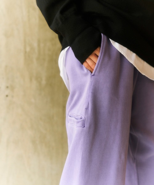 Snow Peak(スノーピーク)の「Snow Peak / Garment Dyed Pants ガーメントダイパンツ(スウェットパンツ・メンズ・ダークグリーン/パープル/チャコール・M/S/1/L/XL)」の15枚目の写真