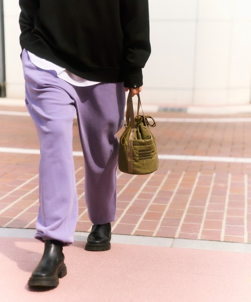 Snow Peak(スノーピーク)の「Snow Peak / Garment Dyed Pants ガーメントダイパンツ(スウェットパンツ・メンズ・ダークグリーン/パープル/チャコール・M/S/1/L/XL)」の5枚目の写真