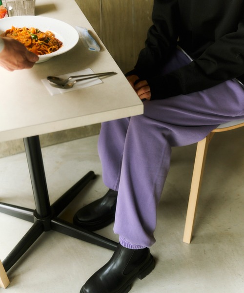 Snow Peak(スノーピーク)の「Snow Peak / Garment Dyed Pants ガーメントダイパンツ(スウェットパンツ・メンズ・ダークグリーン/パープル/チャコール・M/S/1/L/XL)」の12枚目の写真