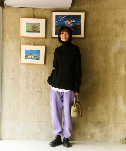 Snow Peak(スノーピーク)の「Snow Peak / Garment Dyed Pants ガーメントダイパンツ(スウェットパンツ・メンズ・ダークグリーン/パープル/チャコール・M/S/1/L/XL)」の8枚目の写真