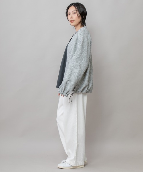 Munich（ミューニック）の「ツイードジップブルゾン（ブルゾン・レディース・ブラック/グレー/オフホワイト・FREE）」の8枚目の写真