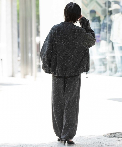 Munich（ミューニック）の「ツイードジップブルゾン（ブルゾン・レディース・ブラック/グレー/オフホワイト・FREE）」の15枚目の写真