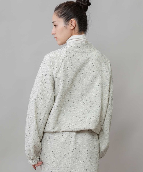 Munich（ミューニック）の「ツイードジップブルゾン（ブルゾン・レディース・ブラック/グレー/オフホワイト・FREE）」の22枚目の写真