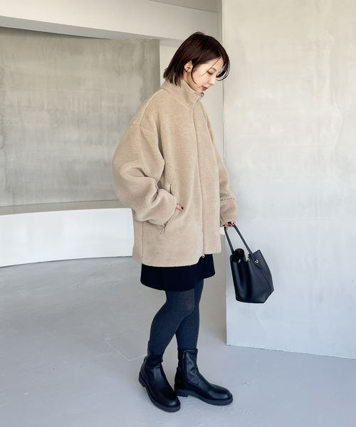 LE TALON（ルタロン）の「《追加4》3.5cmトラックソールフィットショートブーツ（ブーツ・レディース・ブラウン/ブラック系その他・LARGE/MEDIUM/SMALL/X-LARGE/X-SMALL）」の5枚目の写真