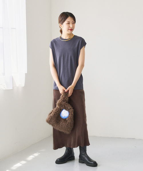 LE TALON（ルタロン）の「《追加4》3.5cmトラックソールフィットショートブーツ（ブーツ・レディース・ブラウン/ブラック系その他・LARGE/MEDIUM/SMALL/X-LARGE/X-SMALL）」の9枚目の写真