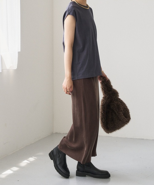 LE TALON（ルタロン）の「《追加4》3.5cmトラックソールフィットショートブーツ（ブーツ・レディース・ブラウン/ブラック系その他・LARGE/MEDIUM/SMALL/X-LARGE/X-SMALL）」の11枚目の写真