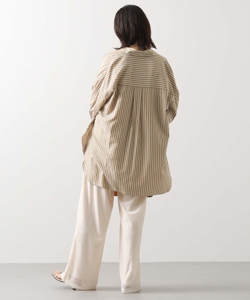 CHIGNON（シニヨン）の「ベロアメッシュイージーパンツ（その他パンツ・レディース・アイボリー/ブラウン/グレイッシュベージュ・FREE）」の14枚目の写真