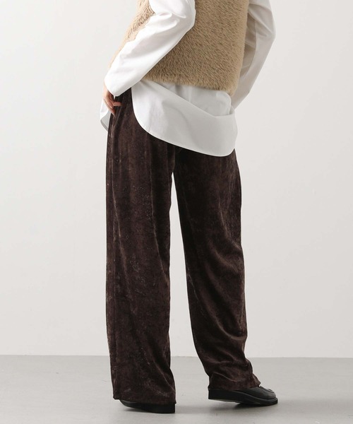CHIGNON（シニヨン）の「ベロアメッシュイージーパンツ（その他パンツ・レディース・アイボリー/ブラウン/グレイッシュベージュ・FREE）」の21枚目の写真