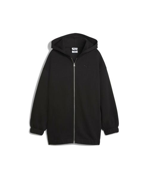 PUMA(プーマ)の「PUMA プーマ ウィメンズ ワードローブ ESS オーバーサイズド フルジップ フ(パーカー・レディース・ブラック/ピンク系その他2・LARGE/X-LARGE/SMALL/MEDIUM)」の5枚目の写真
