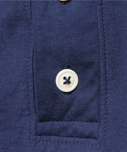 BHY-biography(ビーエイチワイバイオグラフィー)の「30/1 ROUFY HENLEY NECK(Tシャツ/カットソー・メンズ・ブラック/ホワイト/ブルー・48/46/44)」の9枚目の写真