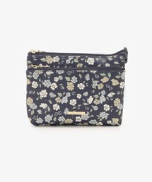 花柄ポーチ 青系 Flowering ポーチ マルチデザイン/ サニタリーポーチ レディース