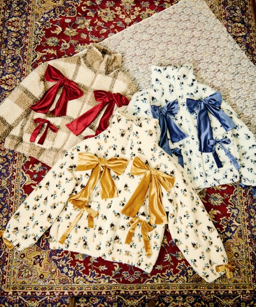 クティールとレトロ】ベロアリボンアソートボアブルゾン 🎀🎂 3rd