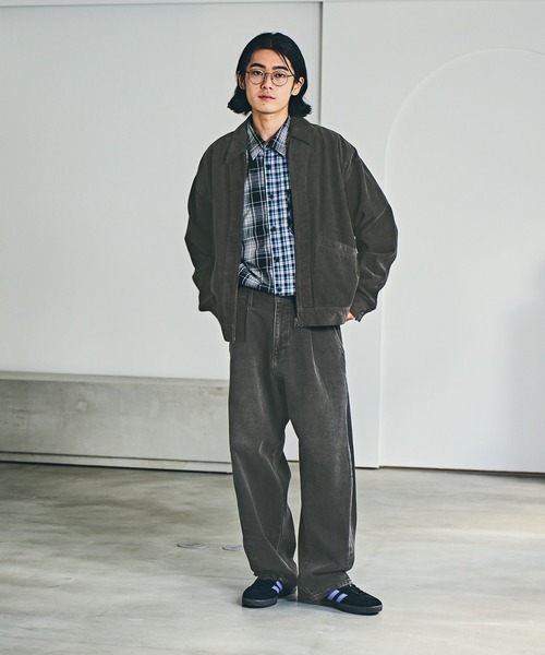 BAYFLOW（ベイフロー）の「コールシャツジャケット（その他アウター・メンズ・ピンク/チャコール/カーキ・LARGE/MEDIUM）」の4枚目の写真