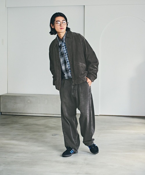 BAYFLOW（ベイフロー）の「コールシャツジャケット（その他アウター・メンズ・ピンク/チャコール/カーキ・LARGE/MEDIUM）」の5枚目の写真