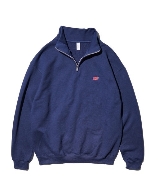 JERZEES（ジャージーズ）の「JERZEES ジャージーズ / "N"QUARTER-ZIP SWEAT（スウェット・メンズ・ネイビー/アッシュグレー/ブラック・LARGE/X-LARGE/MEDIUM）」の3枚目の写真