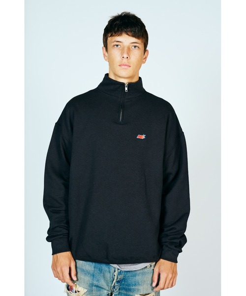 JERZEES（ジャージーズ）の「JERZEES ジャージーズ / "N"QUARTER-ZIP SWEAT（スウェット・メンズ・ネイビー/アッシュグレー/ブラック・LARGE/X-LARGE/MEDIUM）」の8枚目の写真