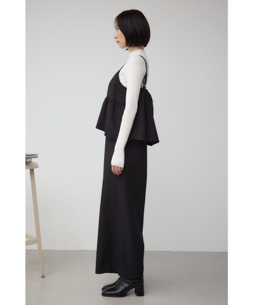 AZUL by moussy(アズールバイマウジー)の「ビスチェレイヤードキャミオールインワン(つなぎ/オールインワン・レディース・ブラック/ブラウン・FREE)」の7枚目の写真