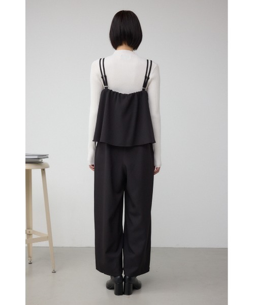 AZUL by moussy(アズールバイマウジー)の「ビスチェレイヤードキャミオールインワン(つなぎ/オールインワン・レディース・ブラック/ブラウン・FREE)」の8枚目の写真