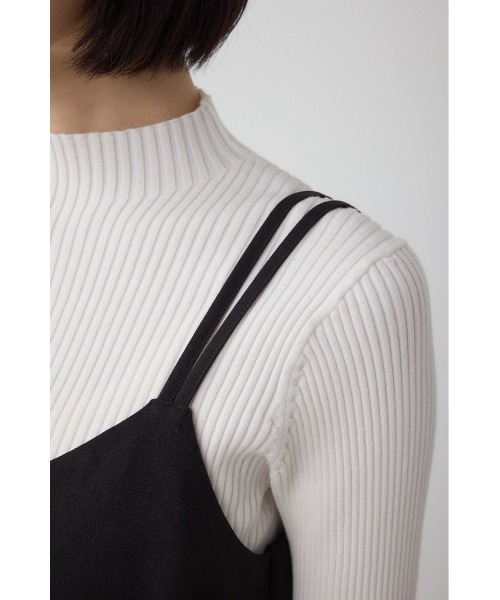 AZUL by moussy(アズールバイマウジー)の「ビスチェレイヤードキャミオールインワン(つなぎ/オールインワン・レディース・ブラック/ブラウン・FREE)」の11枚目の写真