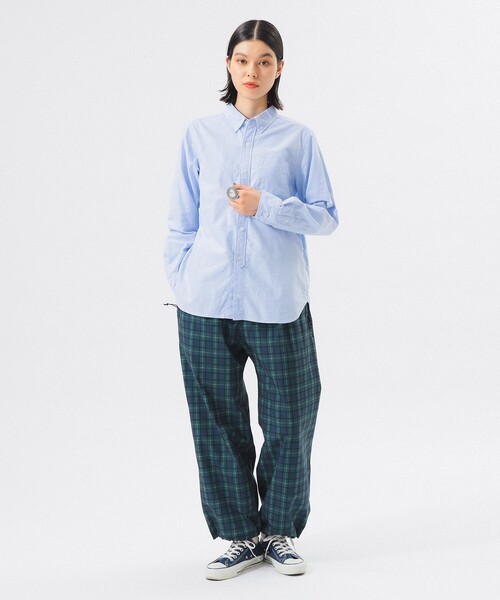 BEAMS BOY（ビームスボーイ）の「オックスフォード ボタンダウン シャツ（シャツ/ブラウス・レディース・ホワイト/サックスブルー・2/1/0）」の7枚目の写真