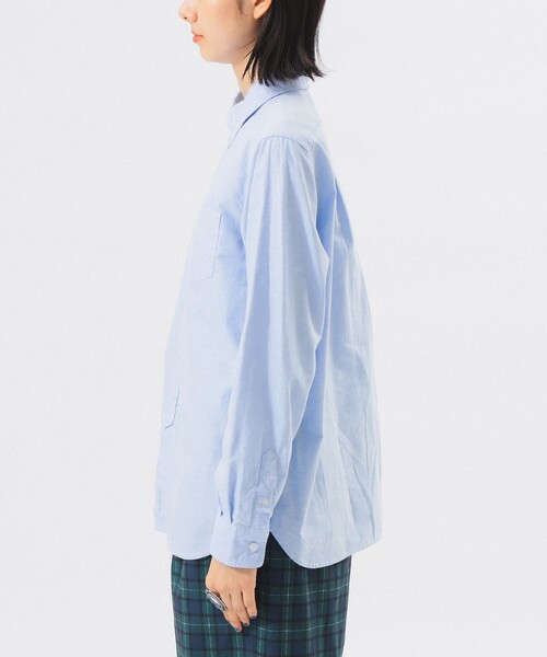 BEAMS BOY（ビームスボーイ）の「オックスフォード ボタンダウン シャツ（シャツ/ブラウス・レディース・ホワイト/サックスブルー・2/1/0）」の12枚目の写真
