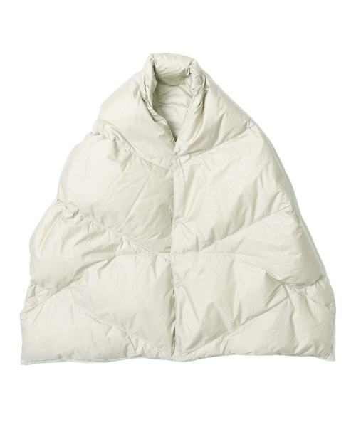 NANGA(ナンガ)の「NANGA/ナンガ DOWN PONCHO MUFFLER マフラー(マフラー・レディース・ブラウン/ブラック/アイボリー/カーキ・FREE)」の8枚目の写真