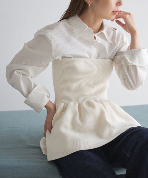 新品未使用タグ付きNOBLE ニットビスチェ ニットビスチェ（ニット／セーター）｜NOBLE（ノーブル）の通販