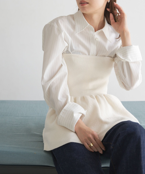 セール】ニットビスチェ（ニット/セーター）｜NOBLE（ノーブル）の