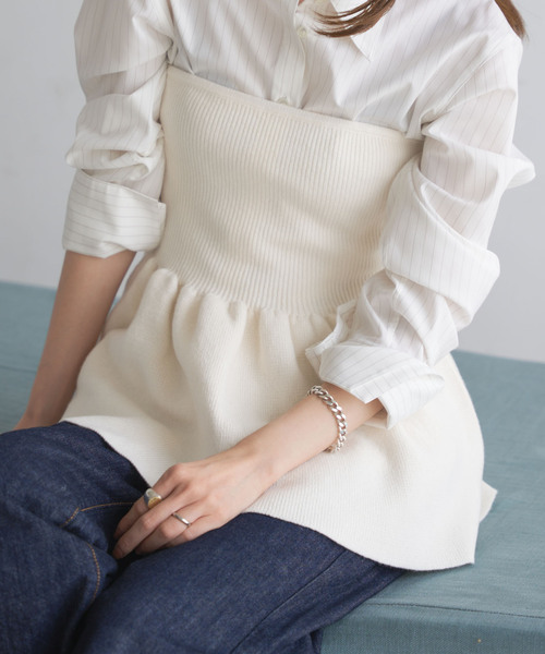 Noble（ノーブル）の「ニットビスチェ（ニット/セーター）」 - WEAR