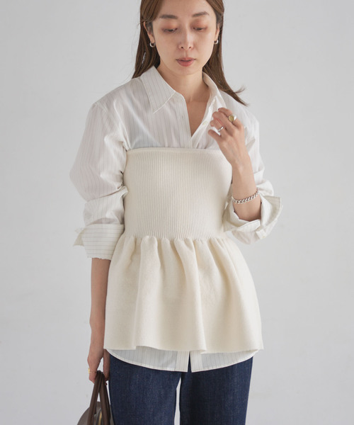 ニットビスチェ（ニット/セーター）｜NOBLE（ノーブル）のファッション