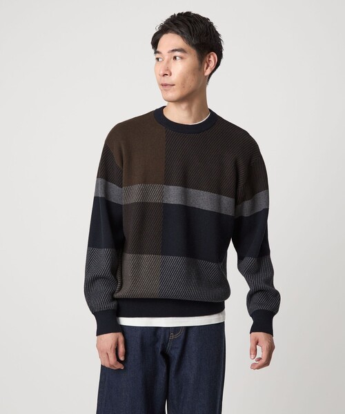 メル72168★新品　未使用★ プランシー　ニット　カラーブロックニット メル72168様専用☆新品 未使用☆ プランシー ニット カラーブロック