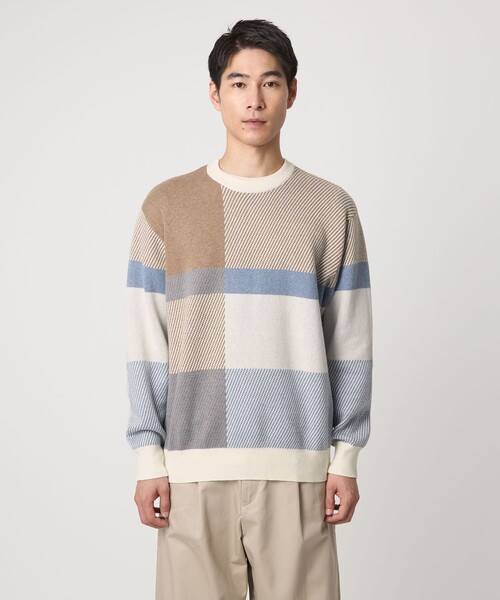 メル72168★新品　未使用★ プランシー　ニット　カラーブロックニット メル72168様専用☆新品 未使用☆ プランシー ニット カラーブロック