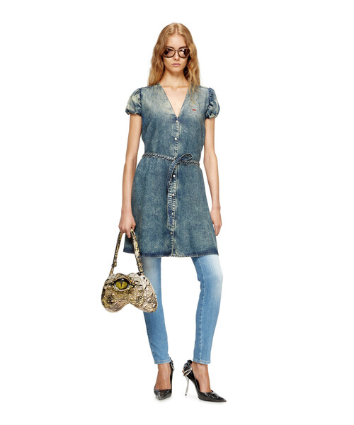 ウィメンズ デニムドレス DE-OLLISH-D（シャツワンピース）｜DIESEL