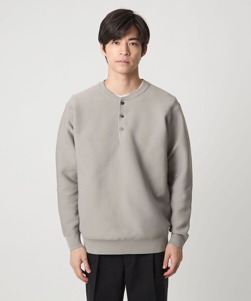 WEB限定】ガーターヘンリー ニット（ニット/セーター）｜green label