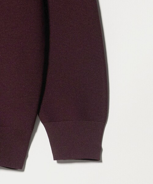 green label relaxing（グリーンレーベルリラクシング）の「【WEB限定】ガーターヘンリー ニット（ニット/セーター・メンズ・ブラック/ワイン/ライトグレー・S/L/XL/M）」の10枚目の写真