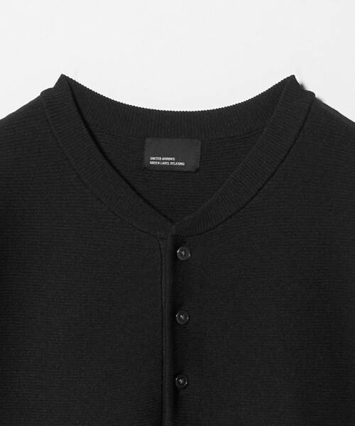 green label relaxing（グリーンレーベルリラクシング）の「【WEB限定】ガーターヘンリー ニット（ニット/セーター・メンズ・ブラック/ワイン/ライトグレー・S/L/XL/M）」の13枚目の写真