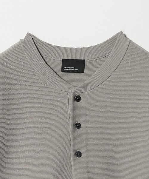 green label relaxing（グリーンレーベルリラクシング）の「【WEB限定】ガーターヘンリー ニット（ニット/セーター・メンズ・ブラック/ワイン/ライトグレー・S/L/XL/M）」の17枚目の写真