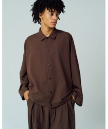 ADAMPATEK/rounded over shirt/オーバーサイズシャツ(AP2525004)