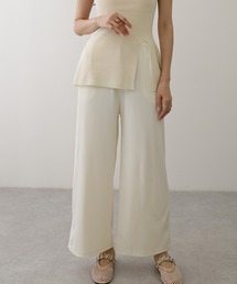 DAYRA（デイラ）の「選べるサイズ レングス タック リブ カット ワイド  パンツ（その他パンツ）」