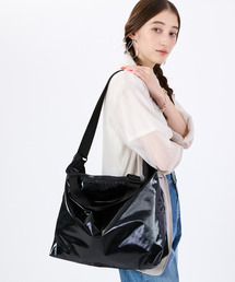 LeSportsac（レスポートサック）の「DELUXE ZIPTOP TOTE ブラックシャイン（トートバッグ・メンズ）」