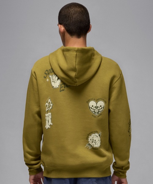 JORDAN BRAND(ジョーダンブランド)の「JORDAN BRAND M J BRK FLC PO DDM / ジョーダン ブランド ジョーダン BRK フリースプルオーバー L/S フーディ DDM / NIKE【SP】(パーカー・メンズ・オリーブ・S/M/L/XL/XXL)」の15枚目の写真
