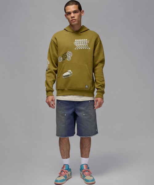 JORDAN BRAND(ジョーダンブランド)の「JORDAN BRAND M J BRK FLC PO DDM / ジョーダン ブランド ジョーダン BRK フリースプルオーバー L/S フーディ DDM / NIKE【SP】(パーカー・メンズ・オリーブ・S/M/L/XL/XXL)」の16枚目の写真