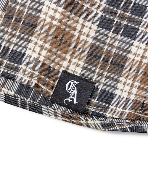 GALLIS ADDICTION（ガリスアディクション）の「GA HOOD-LAYER CHECK SHIRT（シャツ/ブラウス・メンズ・ブラック/ベージュ・FREE）」の10枚目の写真