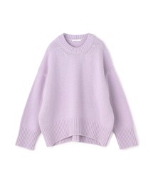 YLEVE クルーネック ウールニット パープル サイズ1 ニット/セーター（パープル/紫色系・ウール・ニット）ファッション通販