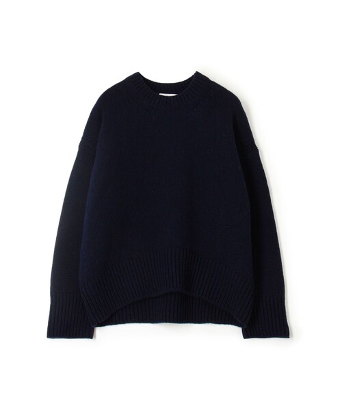 GALERIE VIE（ギャルリー ヴィー）の「ファインウール クルーネックプルオーバー（ニット/セーター・レディース・ホワイト/グレー/イエロー/ライトブルー/グリーン/ベージュ系その他/チャコールグレー/ライトピンク/ライトグレー/ライトパープル/ネイビー/ブラック・S/M）」の9枚目の写真